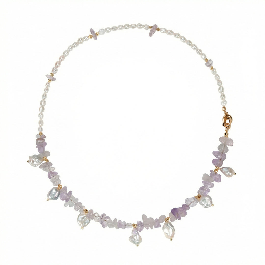 Lumi Letter The Sunlit Ripple "Lilac Shards" Necklace