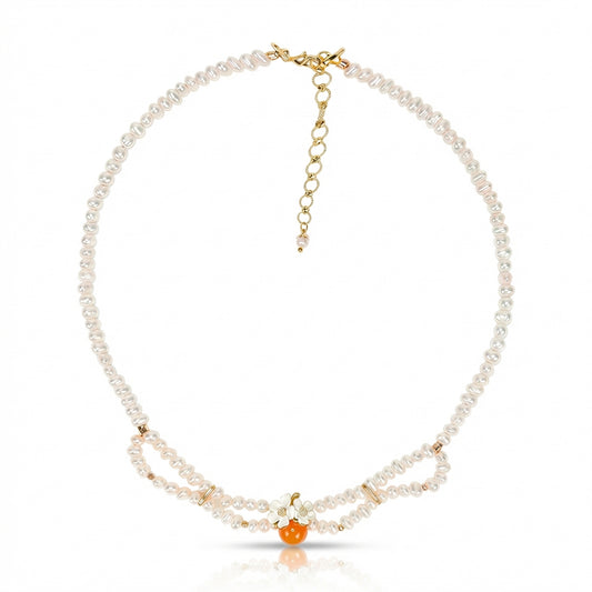 Lumi Letter The Sunlit Ripple "Citrus Bloom" Necklace